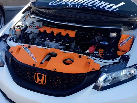 Honda Civic - 2012 to 2015 - All [All Except Si] (Black)